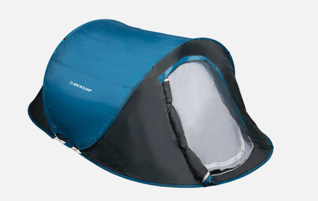 Dunlop Pop-Up Tent for 2 Persons 255x155x95 cm