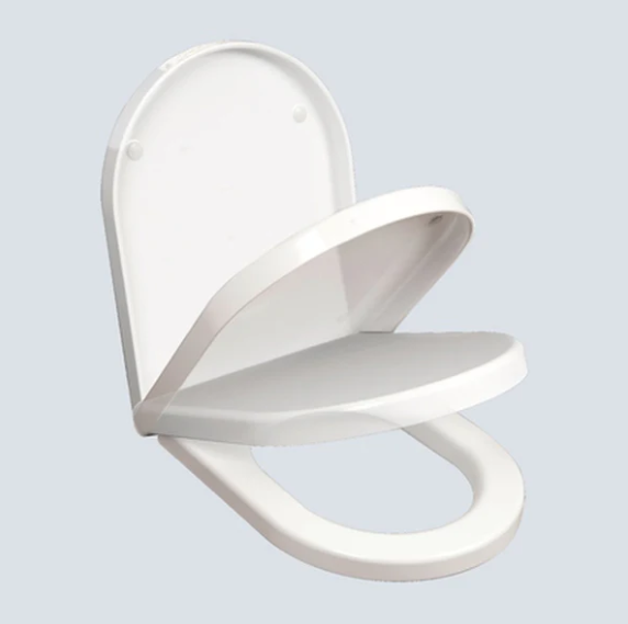 Saturn D Shaped Soft Close Toilet Seat