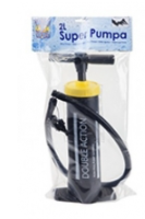 Wild N Wet 2L Super Stirrup Air Pump & Nozzle Attachments Inflator Airbed Pools