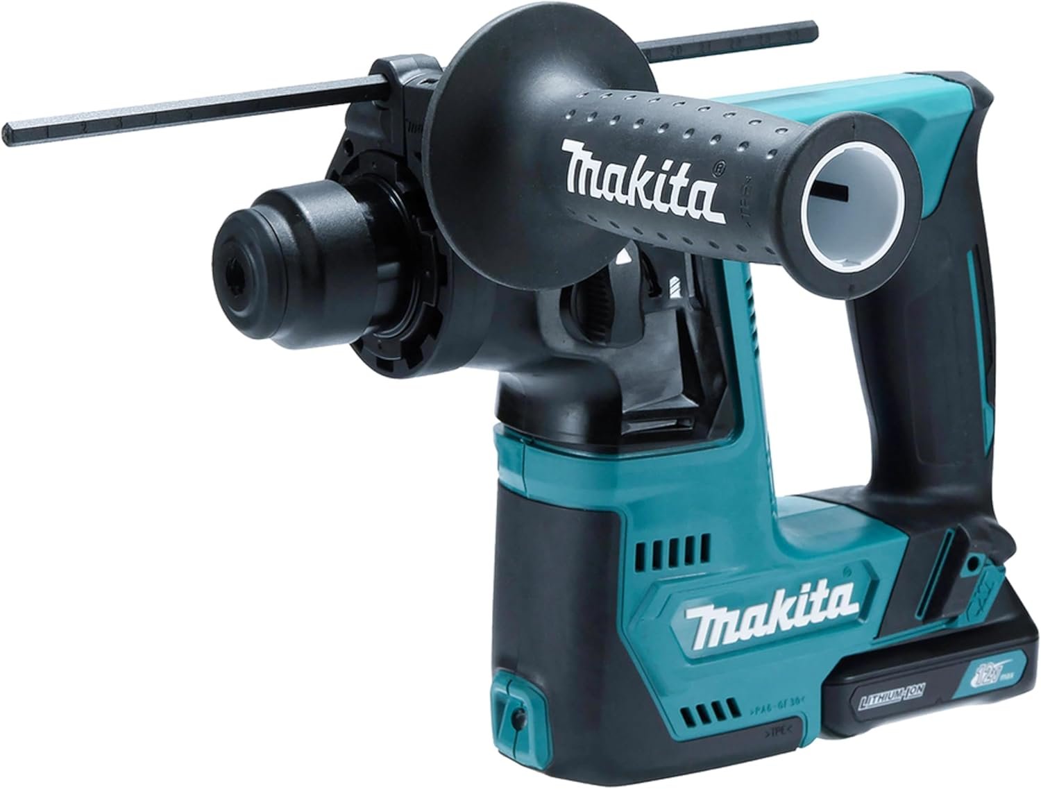 Makita HR140DWMJ 12V Max Li-ion CXT 14mm Rotary Hammer Complete with 2 x 4.0 Ah Batteries